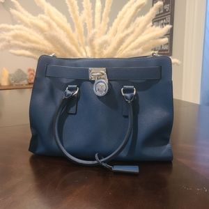 Michael Kors purse blue tote